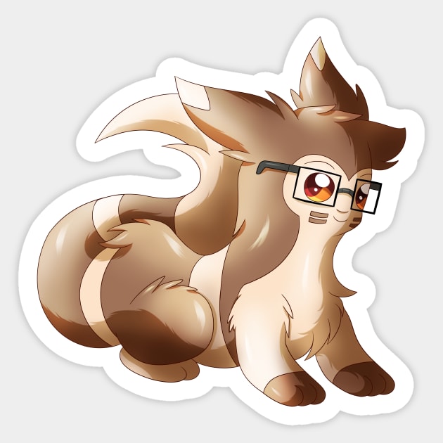 SN: Deon - BIO Design - Ferret Sticker by MoonRayCZ